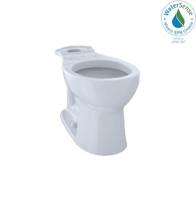 Toto C243EF#01- Entrada Round Toilet Bowl 1.28Gpf - Cotton | FaucetExpress.ca