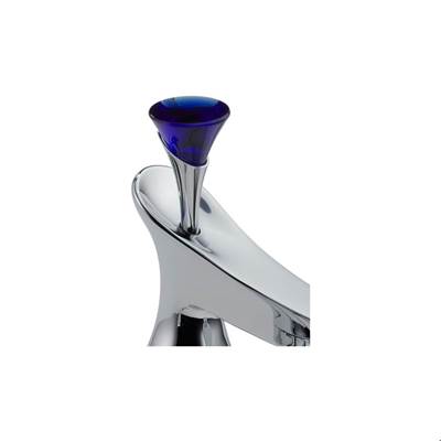 Brizo RP48903PC- B-Blue Glass Finial Widespread Rsvp | FaucetExpress.ca