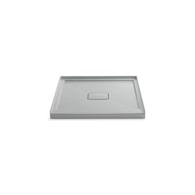 Kohler 9393-95- Archer® 42'' x 42'' Single threshold center drain shower base with removable cover | FaucetExpress.ca