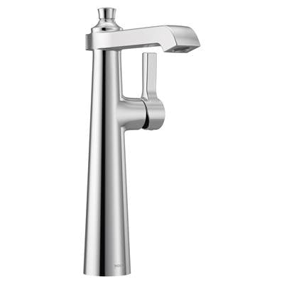 Moen S6982- Flara One-Handle Single Hole Vessel Sink Bathroom Faucet, Chrome