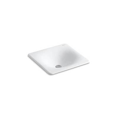 Kohler 2827-0- Iron/Tones® 16-3/8'' x 15-5/8'' x 5-3/4'' Drop-in/undermount bathroom sink | FaucetExpress.ca