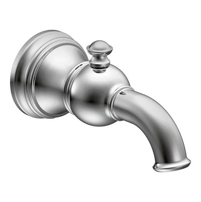 Moen S12104- Weymouth Tub Spout with Diverter 1/2-Inch Slip-Fit CC Connection, Chrome