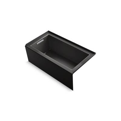 Kohler 1957-LA-7- Underscore® Rectangle 60'' x 32'' alcove bath with integral apron, integral flange and left-hand drain | FaucetExpress.ca