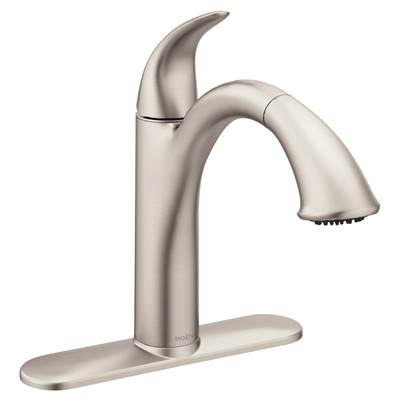Moen 7545SRS- Camerist Single-Handle Pull-Out Sprayer Kitchen Faucet in Spot Resist Stainless
