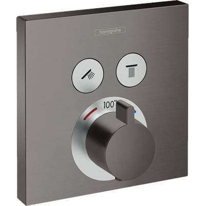 Hansgrohe 15763341- HG Showerselect E Thermostatic Trim 2 Function, Square - FaucetExpress.ca