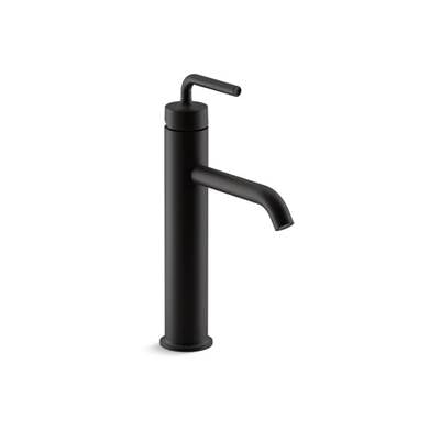 Kohler 14404-4A-BL- Purist® Tall Single-handle bathroom sink faucet with straight lever handle | FaucetExpress.ca