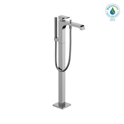 Toto TBG08306U#CP- TOTO GC Single-Handle Free Standing Tub Filler with Handshower, Polished Chrome - TBG08306U#CP | FaucetExpress.ca