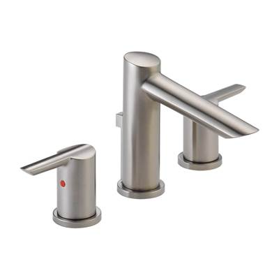 Delta 3561-SSMPU-DST- Widespread Bath Faucet W/ Metal Pop-Up | FaucetExpress.ca