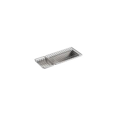 Kohler 3154-NA- Undertone® 22'' x 8-1/4'' x 5-1/4'' Undermount single-bowl trough kitchen sink, includes wire basket and rack | FaucetExpress.ca