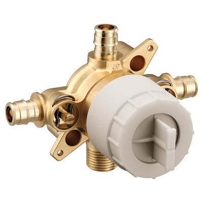 Moen U140CXS- M-CORE 3-Series 4 Port Tub and Shower Mixing Valve with Cold Expansion PEX Connections and Stops