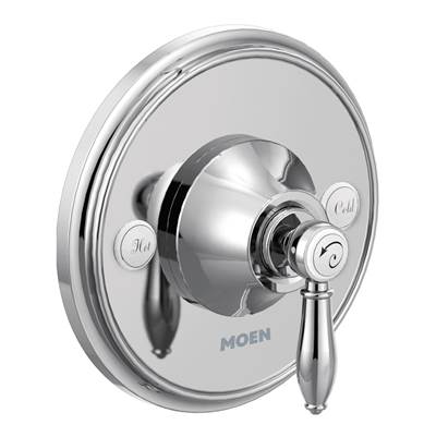 Moen TS3210- Weymouth 1-Handle Posi-Temp Valve Trim Kit in Chrome (Valve Not Included)