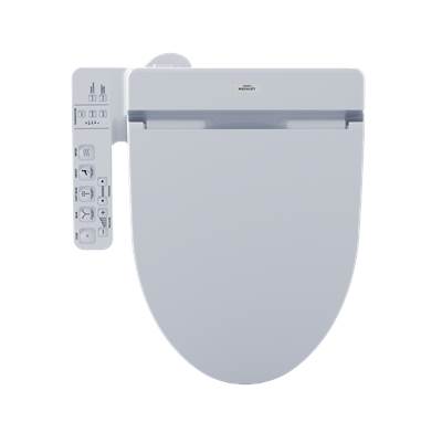 Toto SW2034T20#01- C100 Elongated Washlet+ Cotton Concealed Connection | FaucetExpress.ca