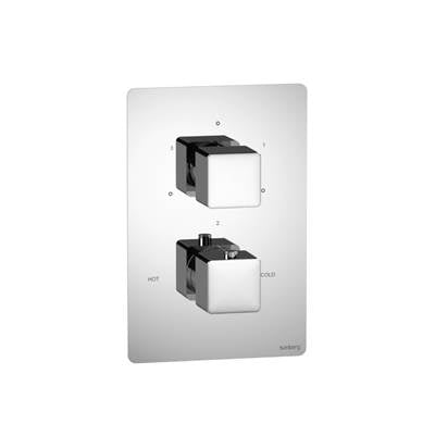 Isenberg 196.4301CP- 3/4" Thermostatic Valve with 3-Way Diverter and Trim | FaucetExpress.ca