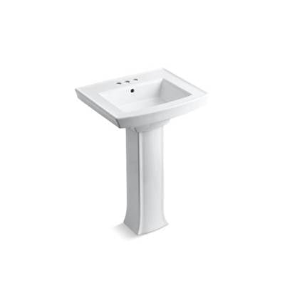 Kohler 2359-4-0- Archer® Pedestal bathroom sink with 4'' centerset faucet holes | FaucetExpress.ca
