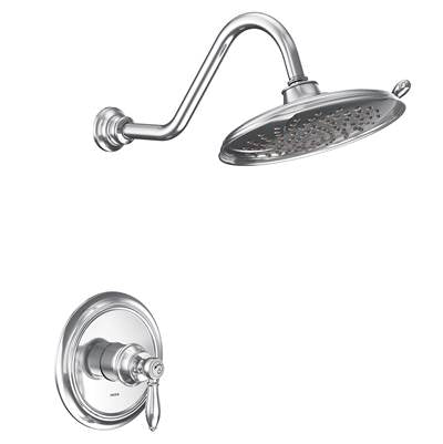 Moen UTS232102EP- Weymouth M-Core 2-Series Eco Performance 1-Handle Shower Trim Kit In Chrome (Valve Sold Separately)