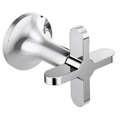 Brizo HX70475-PC- Wall Mount Tub Filler Cross Handle