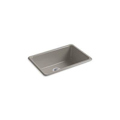 Kohler 5708-K4- Iron/Tones® 27'' x 18-3/4'' x 9-5/8'' Top-mount/undermount single-bowl kitchen sink | FaucetExpress.ca