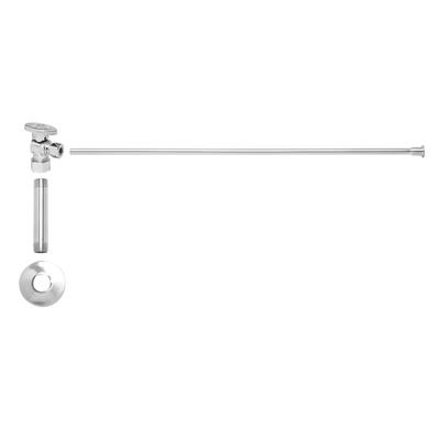 Mountain Plumbing MT4820BOIPS-NL- Ips Toilet Supply Kit W/Oval Handle Angle Valve
