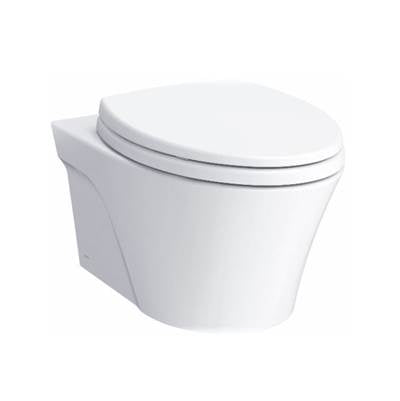 Toto CT426CFGT40#01- TOTO AP WASHLET+ Ready Wall-Hung Elongated Toilet Bowl with Skirted Design and CEFIONTECT, Cotton White - CT426FGT40#01 | FaucetExpress.ca