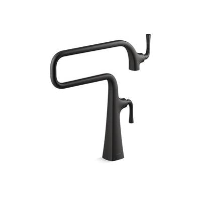 Kohler 22067-BL- Graze Deck-mount pot filler faucet | FaucetExpress.ca