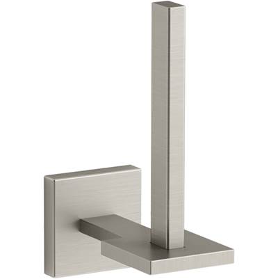 Kohler 23289-BN- Square Vertical Toilet Paper Holder | FaucetExpress.ca