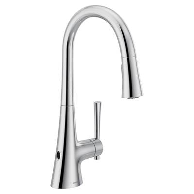 Moen 9126EWC- Kurv Touchless 1-Handle Pull-Down Sprayer Kitchen Faucet With Motionsense Wave And Power Clean In Chrome