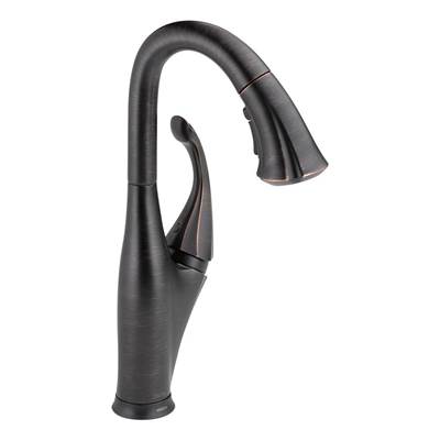 Delta 9992T-RB-DST- Pull Down Bar/Prep Faucet W/Touch | FaucetExpress.ca