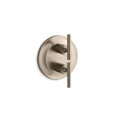 Kohler T14489-4-BV- Purist® Valve trim with lever handles for stacked valve, requires valve | FaucetExpress.ca