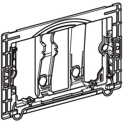 Geberit 241.876.00.1- Mounting frame for Geberit actuator plates of the Sigma series | FaucetExpress.ca