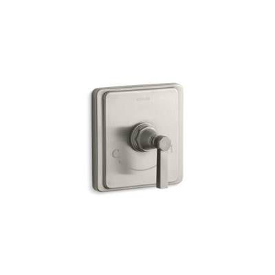 Kohler T13173-4A-BN- Pinstripe® Valve trim with Pure design lever handle for thermostatic valve, requires valve | FaucetExpress.ca