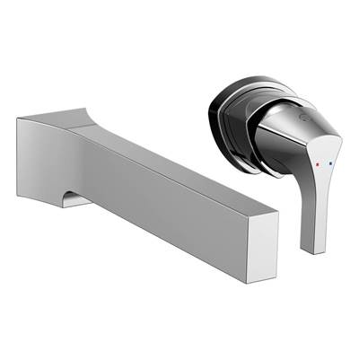 Delta T574LF-WL- Single Handle Wall Mount Lavatory Faucet - 8'' Minimum | FaucetExpress.ca