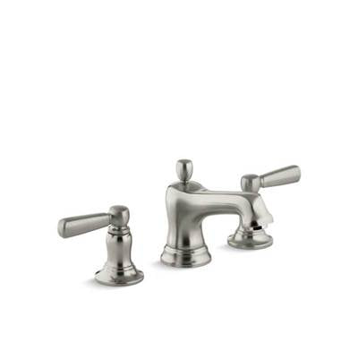 Kohler 10577-4-BN- Bancroft® Widespread bathroom sink faucet with metal lever handles | FaucetExpress.ca