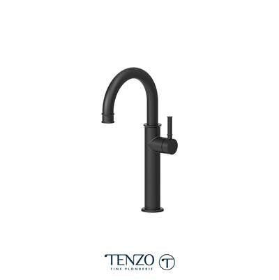 Tenzo ALY12-MB- Alyss Single Hole Tall Lavatory Faucet Matte Black