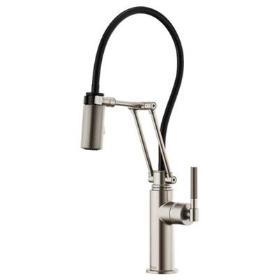 Brizo 63243LF-SS- Articulating, Knurled Handle | FaucetExpress.ca