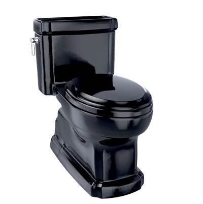 Toto MS974224CEF#51- Eco Guinevere One Piece Toilet W/Trim And Seat/Ebony Chrome | FaucetExpress.ca
