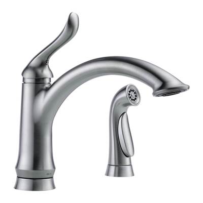Delta 4453-AR-DST- Delta Linden Single Handle Kitchen Faucet W | FaucetExpress.ca