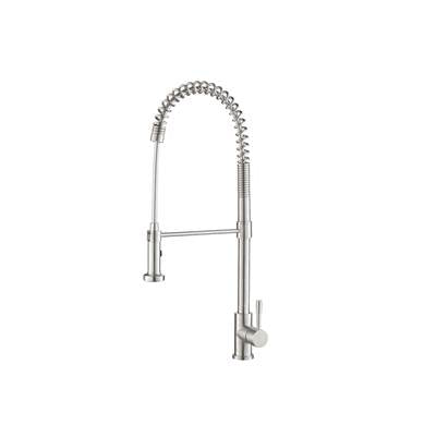 Isenberg K.2000SS- Professio - S - Dual Spray Professional Stainless Steel Kitchen Faucet With Pull Out | FaucetExpress.ca