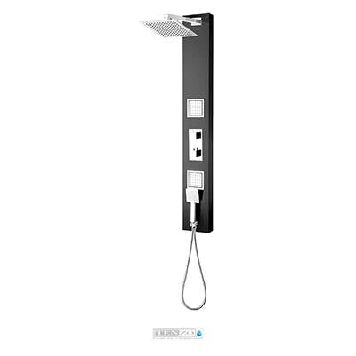 Tenzo TZST- Shower Col. Stainless Steel [Sh. Head 2 Jets Hand Shower] Thermo./Diverter