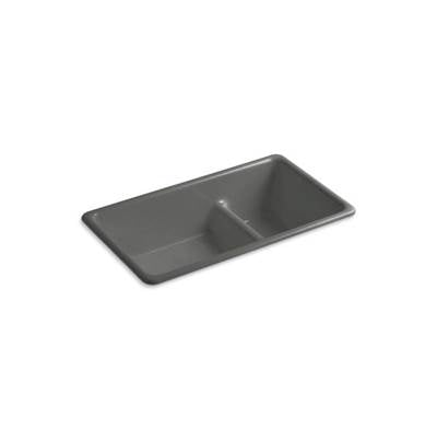 Kohler 6625-58- Iron/Tones® 33'' x 18-3/4'' x 9-5/8'' Smart Divide® Top-mount/undermount large/medium kitchen sink | FaucetExpress.ca