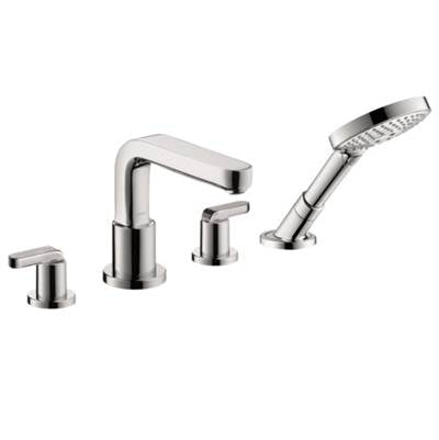 Hansgrohe 31448001- Metris S 4-Hole Roman Tub Set - Lever - FaucetExpress.ca