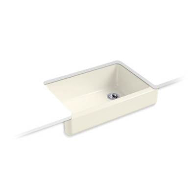 Kohler 5826-96- Whitehaven® 32-1/2'' x 21-9/16'' x 9-5/8'' Undermount single-bowl farmhouse sink | FaucetExpress.ca