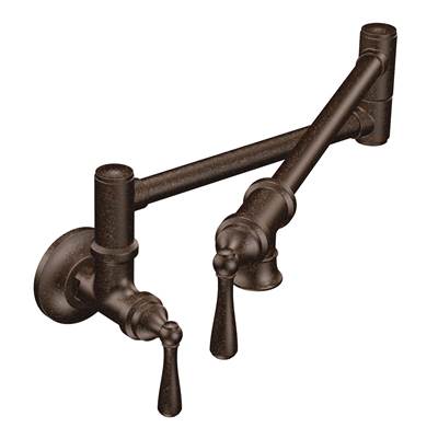 Moen S664ORB- Wall Mounted Swing Arm Potfiller in Oil Rubbed Bronze