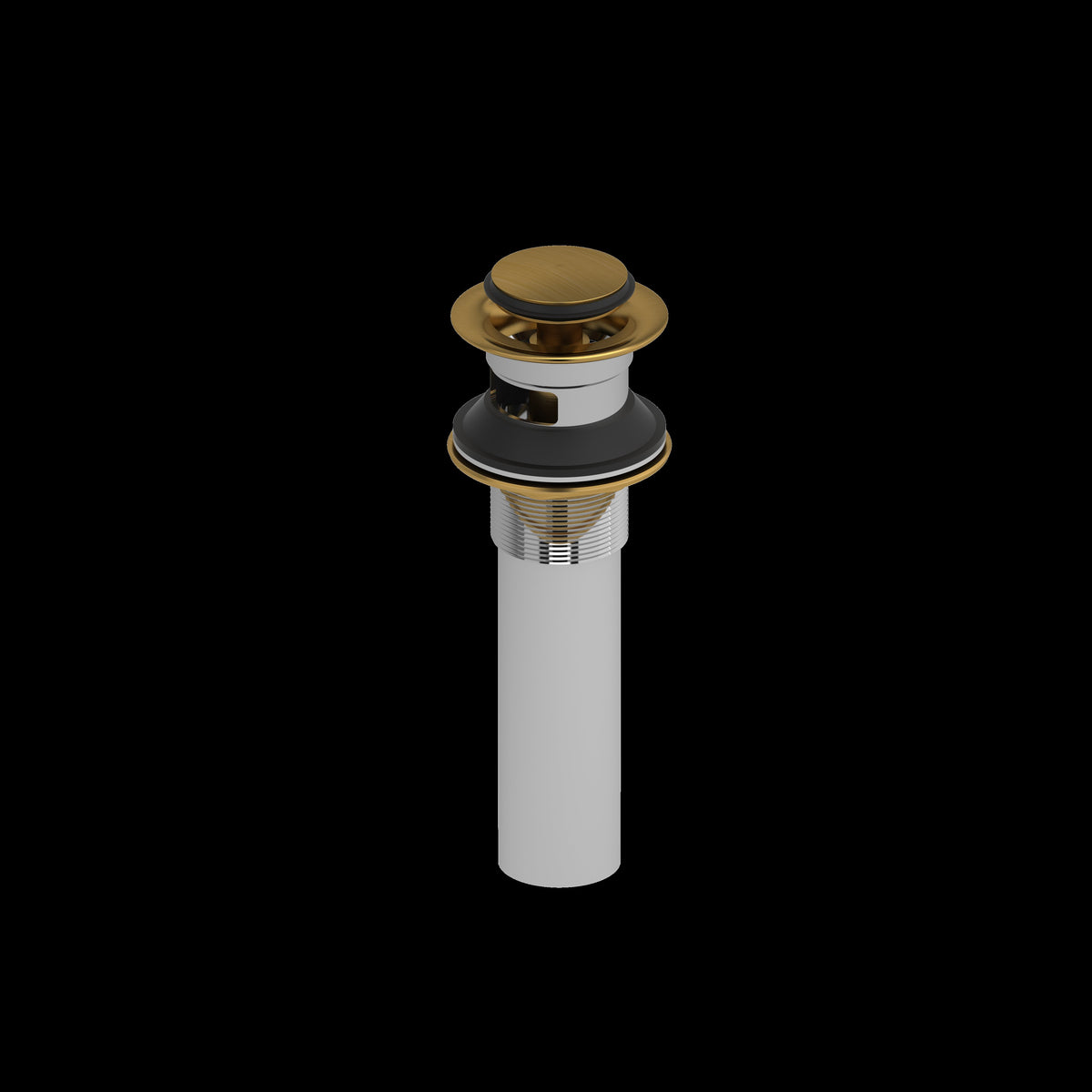 Riobel DB150BG- Lavatory push drain with overflow - FaucetExpress.ca