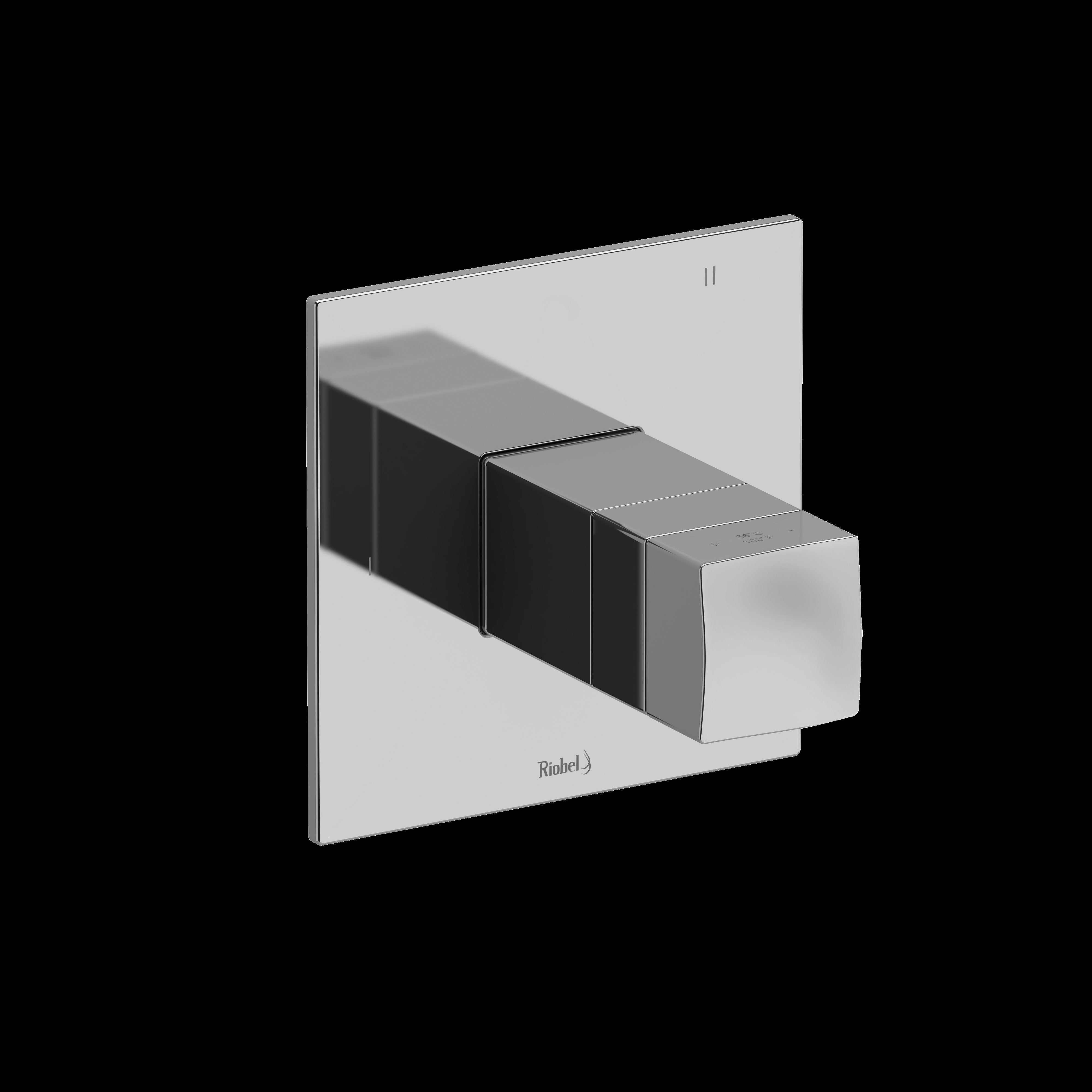 Riobel TRF47C- 3-way no share Type T/P (thermostatic/pressure balance) coaxial valve trim