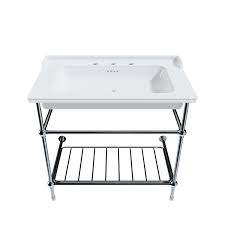 Cheviot 351-WH-8-CH- VALARTE Console Sink - FaucetExpress.ca