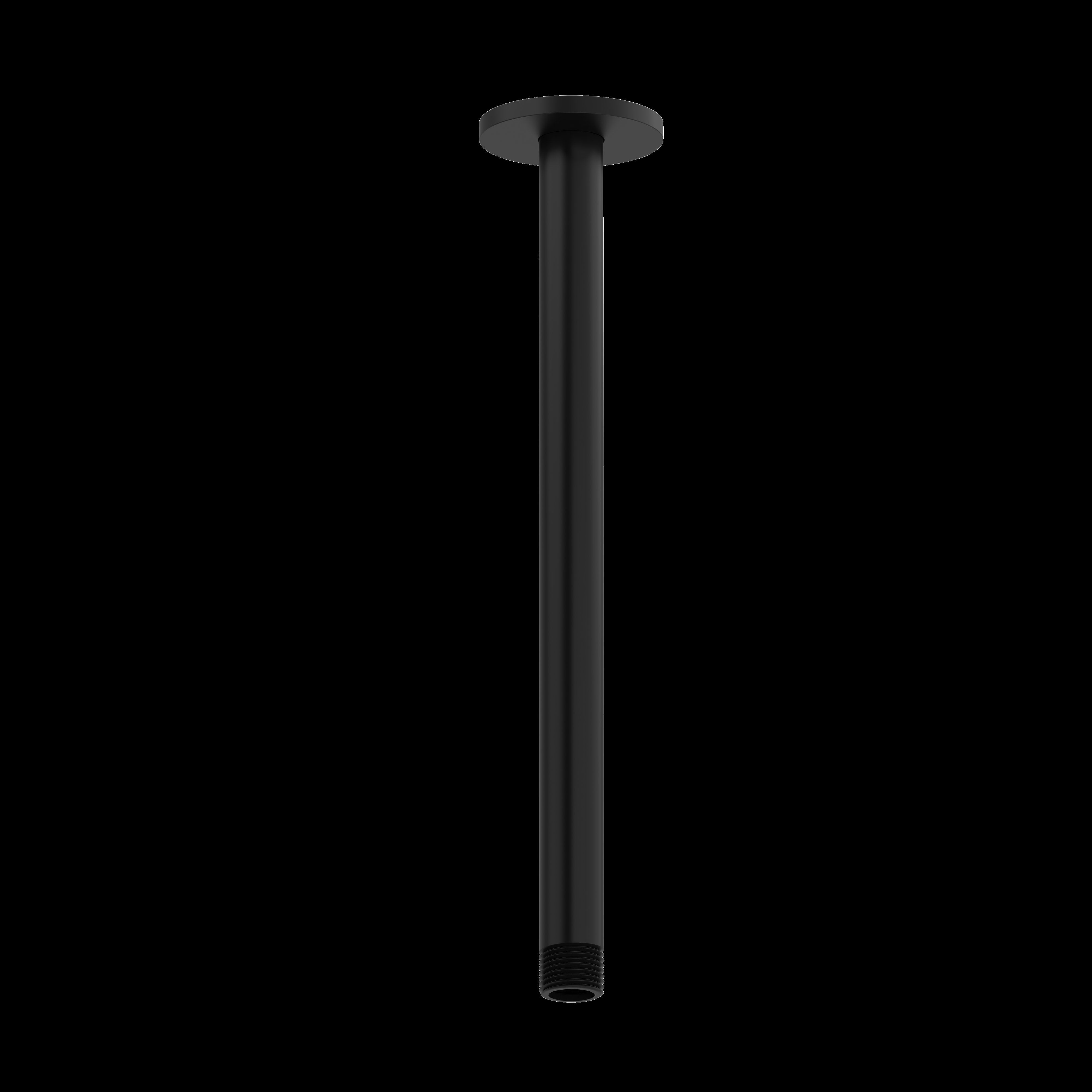 Riobel Pro P507BK- 30 cm (12") vertical shower arm - FaucetExpress.ca