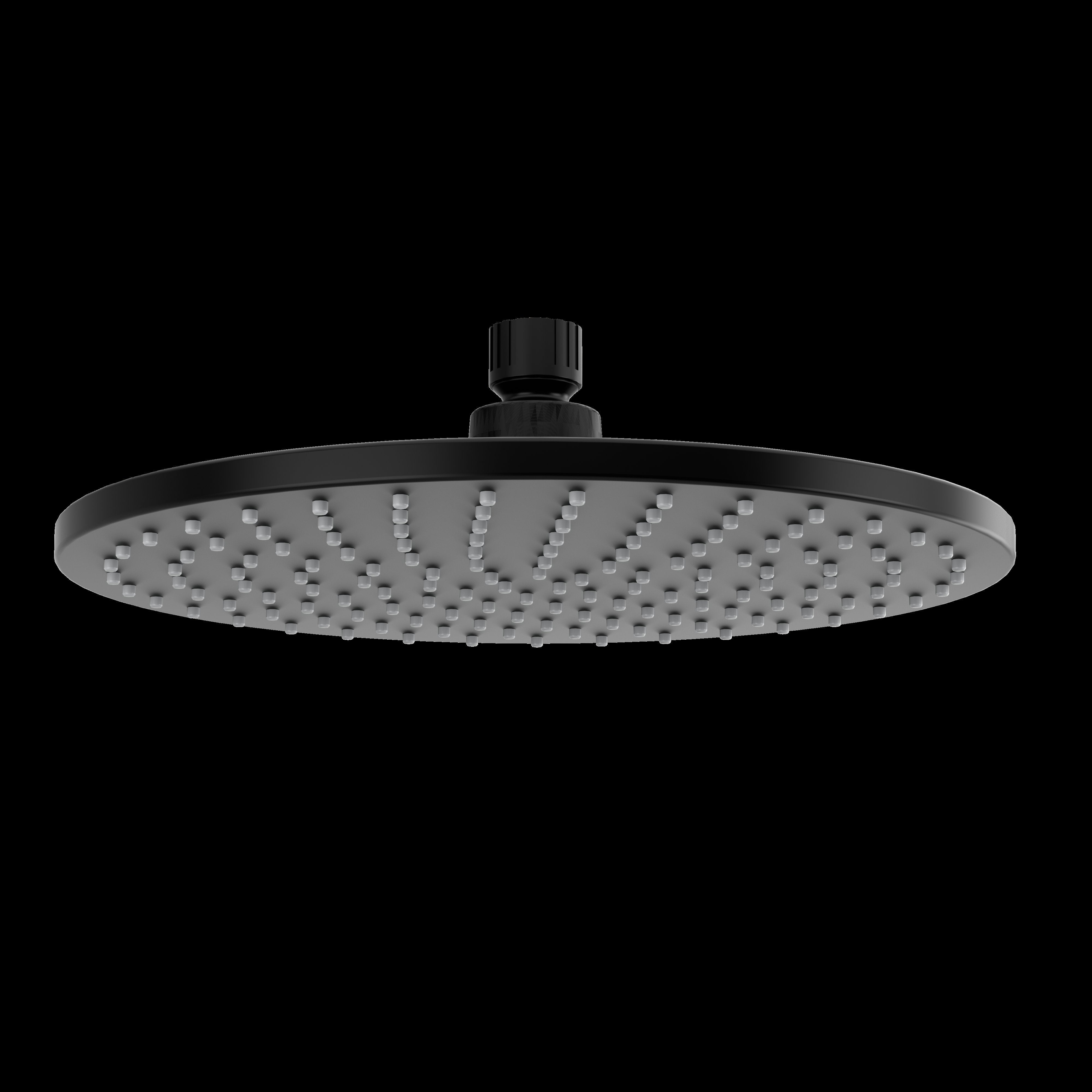 Riobel Pro P430BK- 25 cm (10") shower head - FaucetExpress.ca