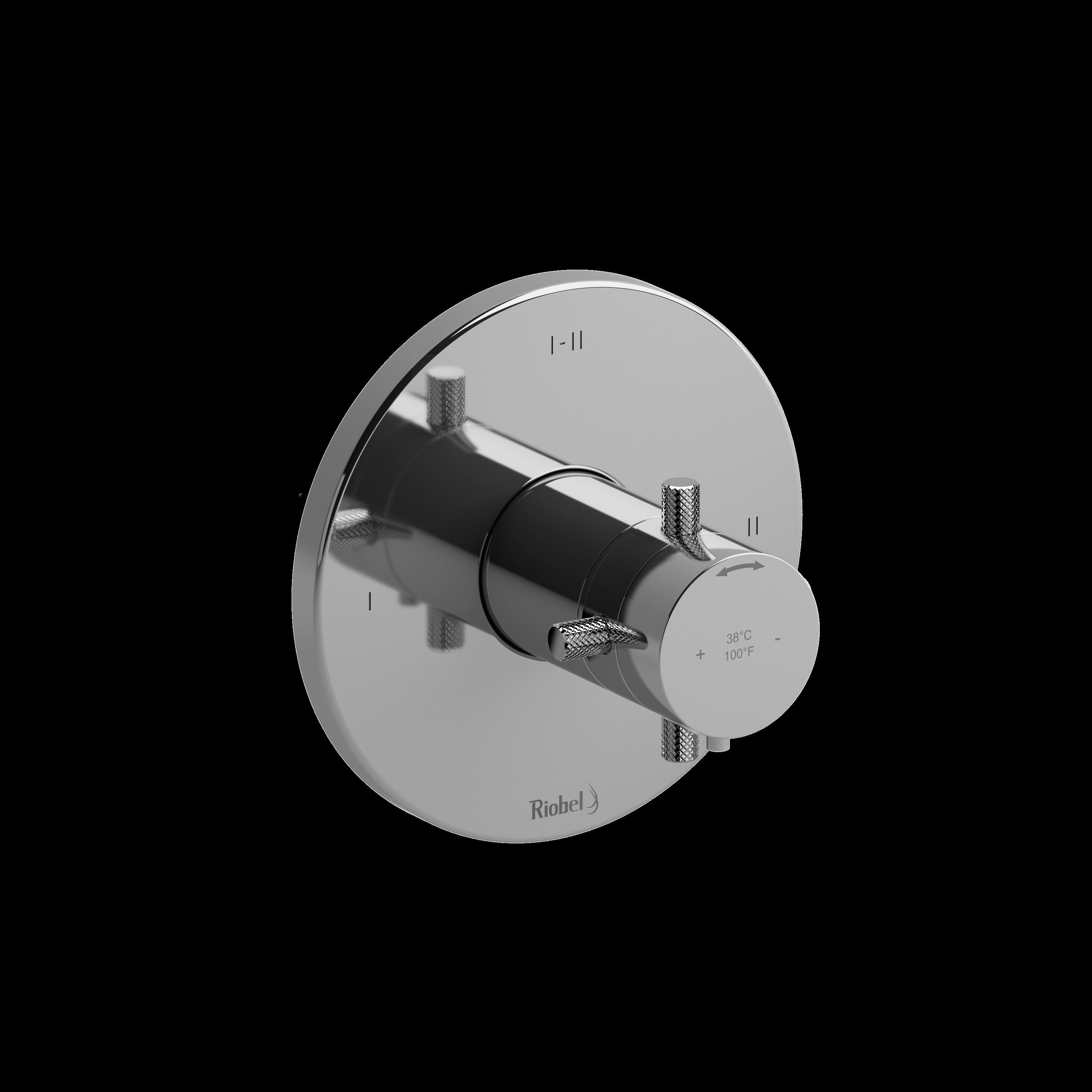 Riobel TRUTM23+KNC- 2-way Type T/P (thermostatic/pressure balance) coaxial valve trim