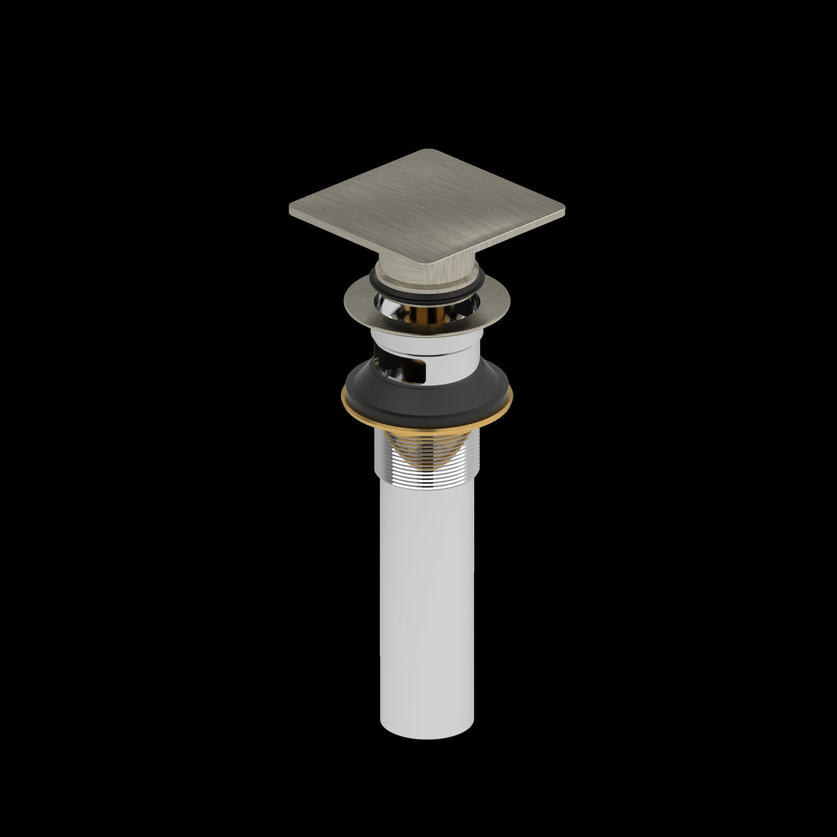 Riobel DB140BN- Lavatory push drain with overflow