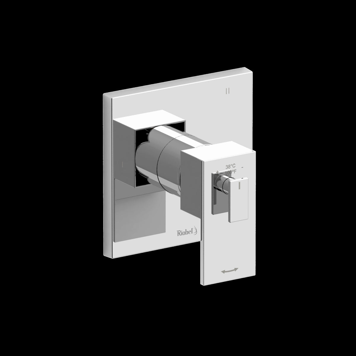 Riobel Pro TQA95C- 3-way Type T/P (thermostatic/pressure balance) coaxial valve trim - FaucetExpress.ca